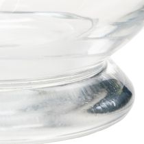 daiktų Stiklinė žvakidė/vaza atmosferiniam interjero dizainui su klasikine elegancija, 25 cm