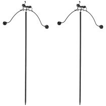 daiktų Vėjo varpelio skruzdėlės dekoravimo sodo kuolas metalinis 66cm 2vnt