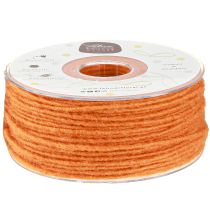 daiktų Vilnos virvelė oranžinė 3mm 100m