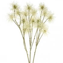 daiktų Ksanto dirbtinių gėlių kremas rudens puošmena 6 gėlės 80cm 3vnt