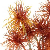 daiktų Ksanto dirbtinė gėlė rudens puošmena oranžinė 6 gėlės 80cm 3vnt