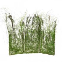 Žolės apdaila stovui su šakomis Žalia lango apdaila 105x50cm