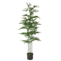 daiktų Dirbtinis bambuko medis, žalias, 132 cm, kambarinis augalas