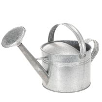 daiktų Vintažinis cinko laistytuvas, 27 cm - sodintuvas sodui ir terasai, metalinis gėlių vazonas
