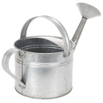 daiktų Vintažinis cinko laistytuvas, 27 cm - sodintuvas sodui ir terasai, metalinis gėlių vazonas