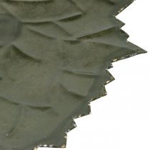 daiktų Metalinis dekoratyvinis rudeninių lapų dekoratyvinis dubuo Ø33/40cm rinkinyje 2 vnt