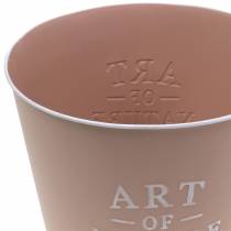 daiktų Gėlių vazonas cinkuotas Art of Nature senai rožinis Ø17,5cm H15cm