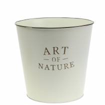 daiktų Gėlių vazonas Cinkas Art of Nature kremas Ø17,5cm H15cm