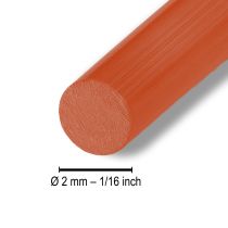 daiktų Aliuminio viela Ø2mm 500g 60m oranžinė