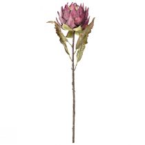 daiktų Dirbtinis artišokas Didelė Dirbtinė gėlė Dry Look Violetinė 76cm
