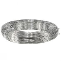 daiktų Amatų viela sidabrinė aliuminio viela dekoratyvinė viela Ø1,5mm 1000g