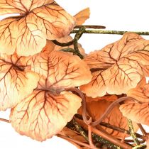 daiktų Dekoratyvinė kabykla rudens lapų girlianda Heuchera 150cmx15cm