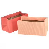 daiktų Gėlių maišelis itin ilgas su folija lašišos rausva 24x12cm 6 vnt