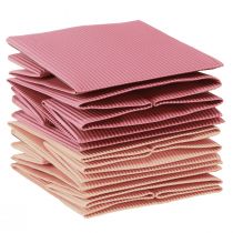 daiktų Gėlių sodintuvas gėlių maišelis rožinė lašiša 12cmx12cm 6 vnt