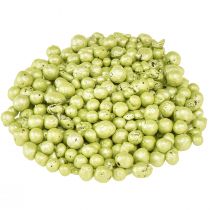 daiktų Briliantiniai dekoratyviniai karoliukai 4mm - 8mm žalia 1l