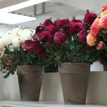 daiktų Dirbtinės jurginų gėlės su violetiniais žiedais Ø10cm I80cm 2vnt.