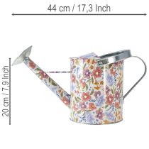 daiktų Dekoratyvinis metalinis laistytuvas, vintažinis gėlių vazonas, Ø18cm