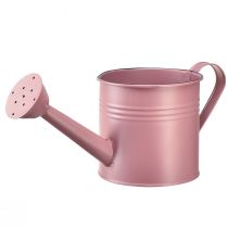 daiktų Dekoratyvinis laistytuvas rausvas metalinis vazonas Ø13,5cm H12,5cm