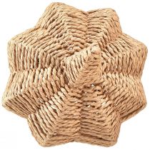 daiktų Dekoratyvinė moliūgų rafija, natūrali, kaimiška, rudens dekoracija, Ø25cm, aukštis 25cm