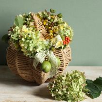 daiktų Dekoratyvinė moliūgų rafija, natūrali, kaimiška, rudens dekoracija, Ø25cm, aukštis 25cm