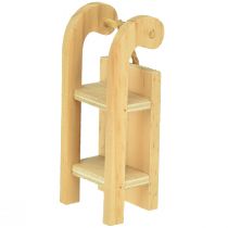 daiktų Dekoratyvinės rogės pakabinimui mėtų žalia balta 9,5cm 6vnt