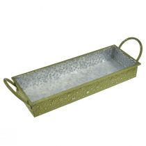 daiktų Dekoratyvinis padėklas kalėdinės žalios žvaigždės 49cm/43cm rinkinys iš 2 vnt