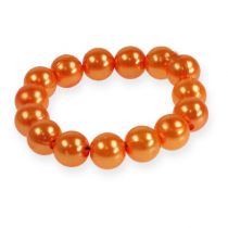 daiktų Dekoratyviniai karoliukai Ø10mm oranžiniai 115 vnt