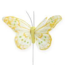 daiktų Dekoratyviniai drugeliai ant vielos 10cm 12vnt
