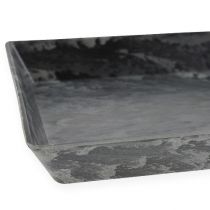 daiktų Dekoratyvinis padėklas antracitas 27cm x 12cm