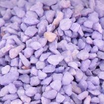daiktų Dekoratyvinės granulės alyvinės spalvos dekoratyviniai akmenys violetiniai 2mm - 3mm 2kg