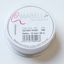 daiktų Šventinė dekoratyvinė juostelė dovanoms ir rankdarbių projektams papuošti, 1,5 cm pločio, 20 m ilgio