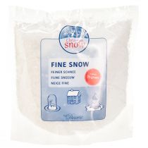 daiktų Dekoratyvinis sniegas iš PE dirbtinio smulkaus balto sniego 75g