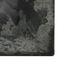 Plastikinė lėkštė 20cm x 20cm kvadratinis antracitas 6vnt