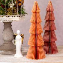daiktų Angelų figūrėlės keraminės angelo baltojo aukso 6cmx5cmx15cm 2vnt