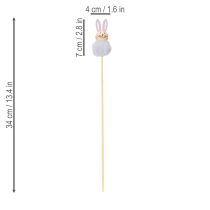 daiktų Pūkuotos Velykų zuikučių figūrėlės linksmoms Velykų šventėms, kambario dekoracija, 34 cm, 12 dalių