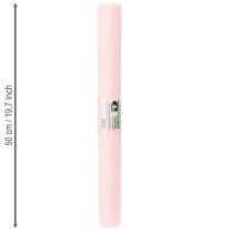 daiktų Gėlių krepinis popierius, rožinis, 50x250 cm