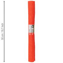 daiktų Gėlių krepinis popierius raudonas 50x250 cm