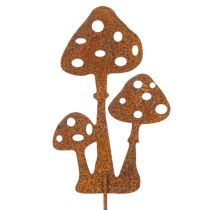 daiktų Sodo kuolas, sendinto plieno, dekoratyvinis musmirės kuolas, 15 cm, 6 vnt.