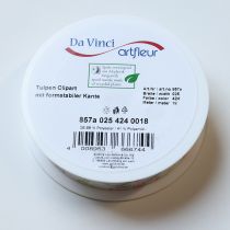 daiktų Dovanų juostelė su tulpių raštu, kūrybinga ypatingoms progoms ir sezoninei dekoracijai, 2,5 cm pločio, 18 m ilgio