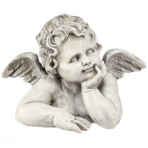daiktų Kapo puošmena angelo biustas kapo puošmena poliresin 16×10×11,5cm 2 vnt.