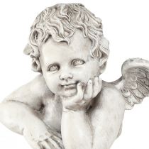daiktų Kapo puošmena angelo biustas kapo puošmena poliresin 16×10×11,5cm 2 vnt.