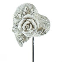 daiktų Kapo kamščio širdis memorialinis kamštis rožių lietinis akmuo 5,5cm 6 vnt