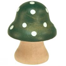 daiktų Mediniai Grybai Dekoratyviniai Grybai Mediniai Mini Toadstools Mėtų žalia 4cm 12 vnt