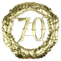 Jubiliejinis numeris 70 aukso Ø40cm