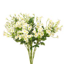 daiktų Ramunėlių dirbtinės pievos gėlės Baltos 58cm 4vnt