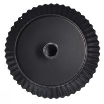daiktų Metalinė žvakidė torto formos, juoda, Ø18 cm, 2 vnt.