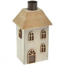 daiktų Žvakių laikiklis Kalėdinis namelis lazdinėms žvakėms 14,5cm 2vnt