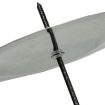daiktų Žvakių laikiklis su spygliuku, sidabrinis 6 cm, 36 vnt