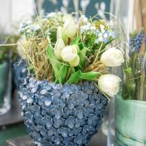 Dirbtinė tulpių puokštė Šilko gėlės Tulpės Real Touch White