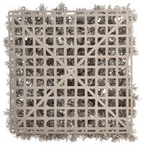 daiktų Dirbtinės samanos Realistinis samanų kilimėlis Dirbtinis samanų pilkas 25×25cm